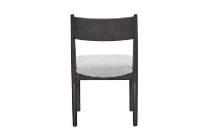 Bernards - ELURE BLACK CRESCENT CHAIR - Black|Pearl Silver Wood|Fabric - Chairs - Additional View 1