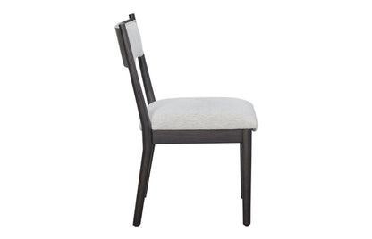 Bernards - ELURE BLACK CRESCENT CHAIR - Black|Pearl Silver Wood|Fabric - Chairs - Additional View 3