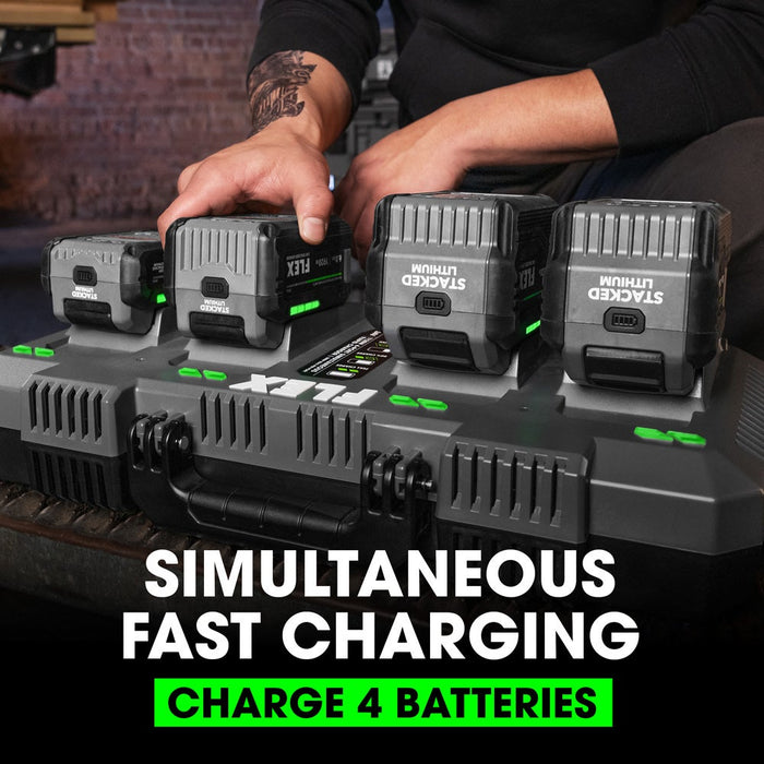 Flex 1120W 4-Port Simultaneous Rapid Charger