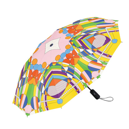 Frank Lloyd Wright March Balloons Folding Travel Umbrella