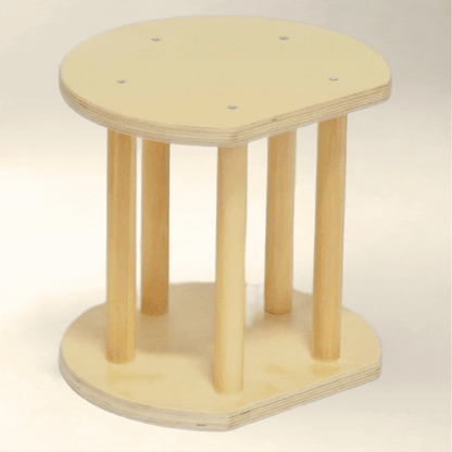 wooden stool for children changes heights