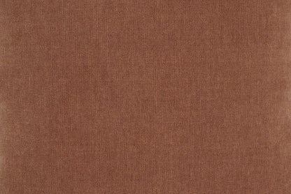 Sienna brown woven pillow fabric texture close-up.