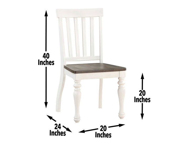 Steve Silver Furniture - Joanna Side Chair - White - Wood - Chairs - Additional View 1