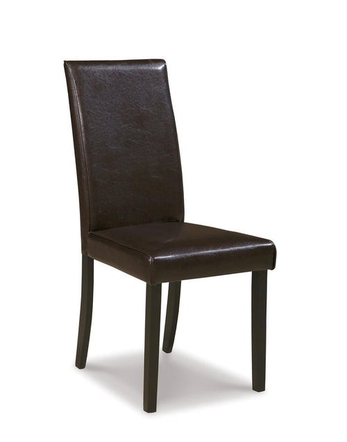 Kimonte Dining Chair (Set of 2) Dark Brown
