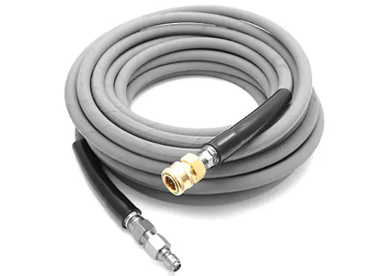 KobraJet 50' 4,000 PSI Non-Marking Grey Hose with QC