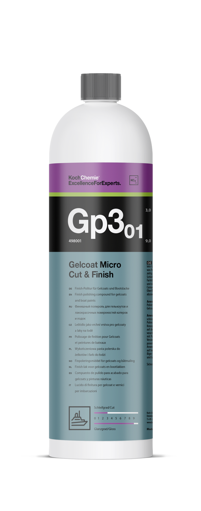Koch-Chemie Marine Gelcoat Micro Cut & Finish Gp3.01