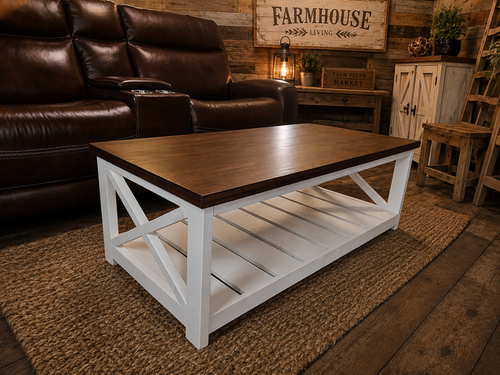 LAREDO COFFEE TABLE (BLACK OR WHITE)