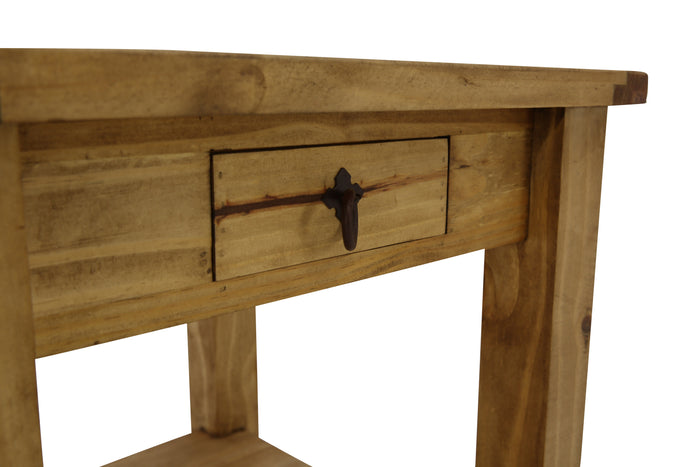 Lawman End Table - Light Wax - Additional View 3