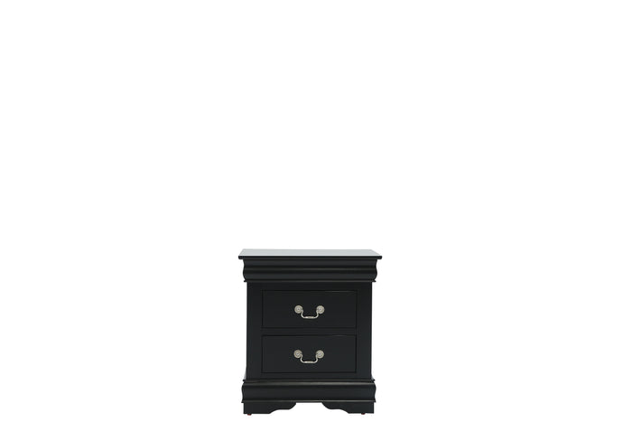 LOUIS PHILIP BLACK NIGHTSTAND