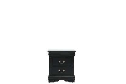 LOUIS PHILIP BLACK NIGHTSTAND