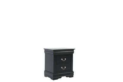 LOUIS PHILIP BLACK NIGHTSTAND - Additional View 1