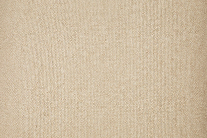 Close-up of light tan textured throw pillow fabric
