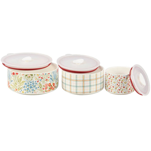 Mixed Florals Servers