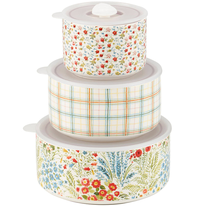 Mixed Florals Servers