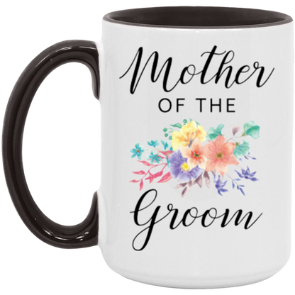 Mother of the Groom ceramic coffee mug in White/Black