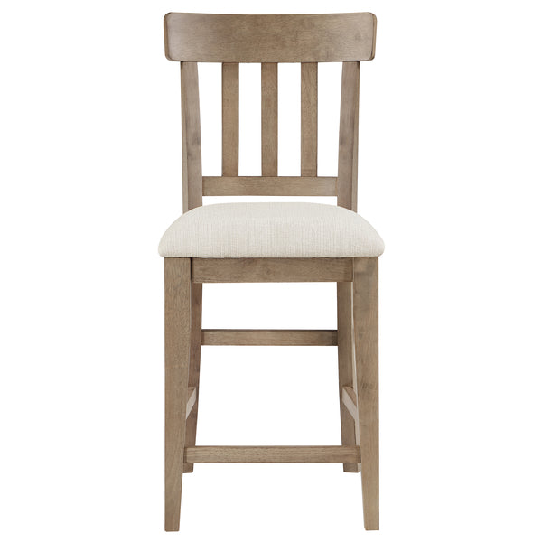 Steve Silver Furniture - Napa Counter Chair - Sand - Light Brown Wood - Chairs
