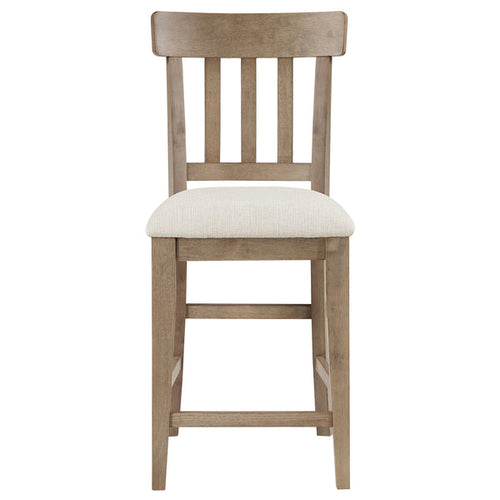 Steve Silver Furniture - Napa Counter Chair - Sand - Light Brown Wood - Chairs