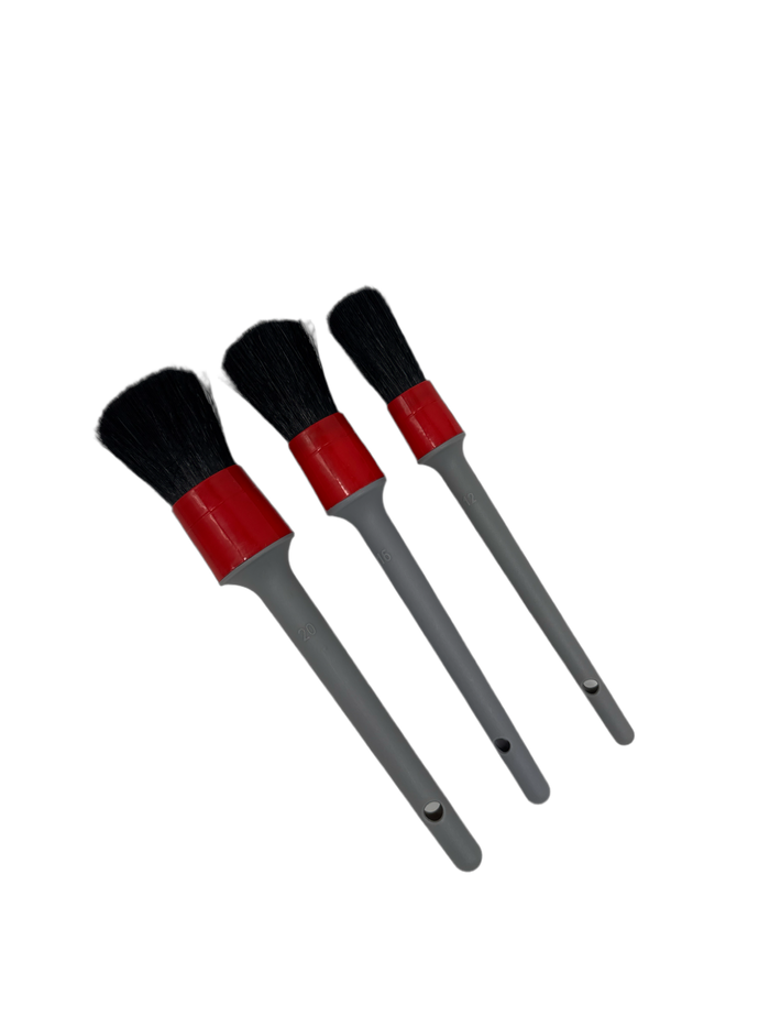 Natural Boars Hair Brush 3pk