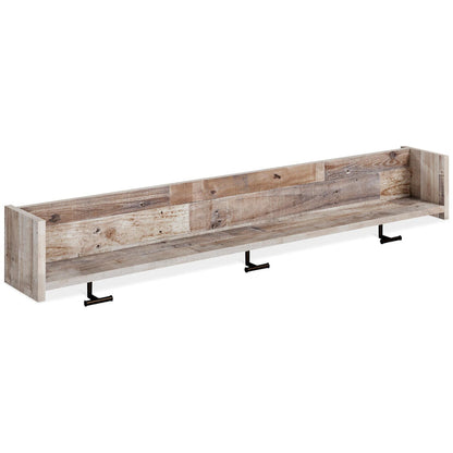 WALL MOUNTED COAT RACK W/SHELF