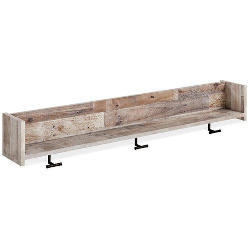WALL MOUNTED COAT RACK W/SHELF