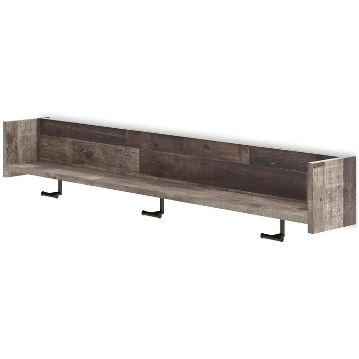 Neilsville Wall Mounted Coat Rack with Shelf and 3 Hooks
