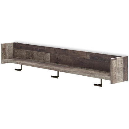 Neilsville Wall Mounted Coat Rack with Shelf and 3 Hooks