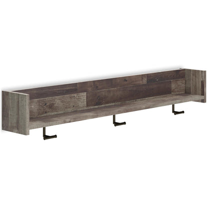 Neilsville Wall Mounted Coat Rack with Shelf and 3 Hooks