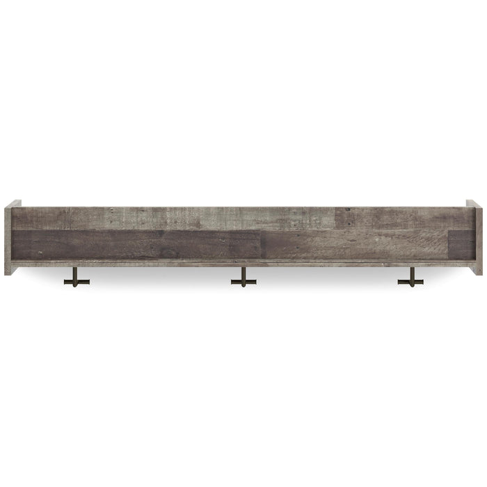 Neilsville Wall Mounted Coat Rack with Shelf and 3 Hooks