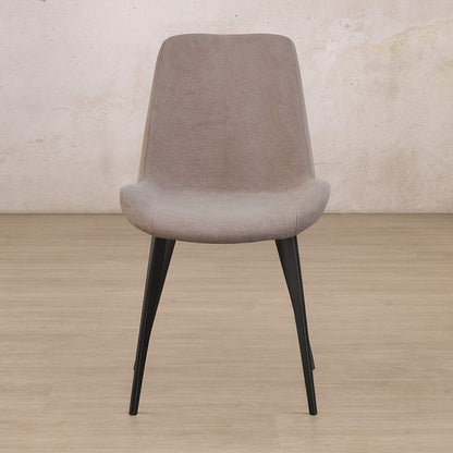 Nora Fabric Dining Chair | Dining chairs south africa, brown dining chairs, fabric dining chairs, modern dining chairs