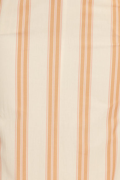 Luisa Midi Dress - Brown Stripe