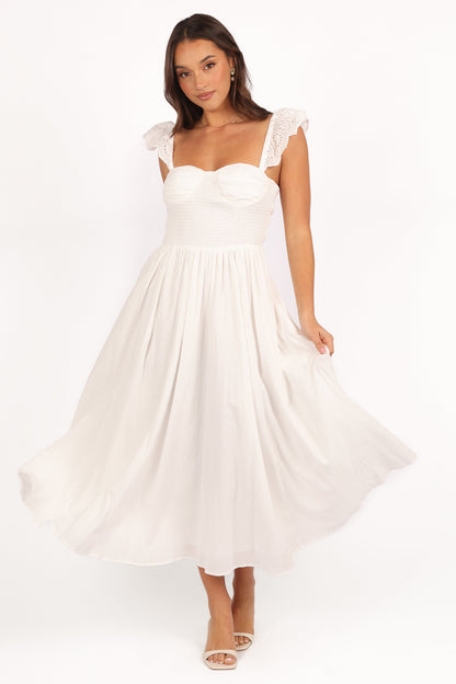 Webster Midi Dress - Off White
