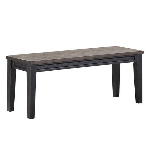 Steve Silver Furniture - RAVEN NOIR DINING BENCH - Dark Brown Wood - Benches