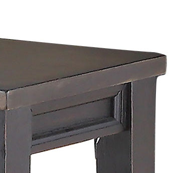 Steve Silver Furniture - RAVEN NOIR DINING BENCH - Dark Brown Wood - Benches - Additional View 3