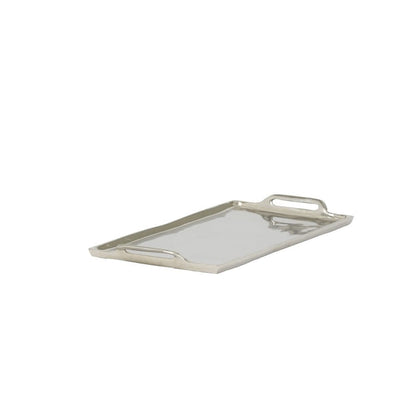 Rorik raw nickel large decorative tray with handles now only €59.95 save 22-Renaissance Design Studio