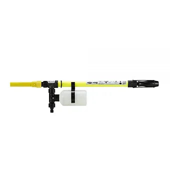 Scotty Firefighter 4000F Foam Hand Pump shown with foam reservoir, aspirating nozzle and integrated foam eductor assembly