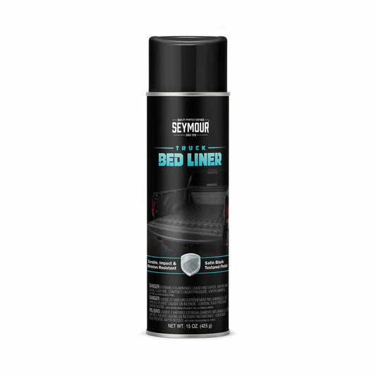 Seymour Professional Truck Bed Coating/Liner Aerosol Spray, Black (15 oz.)