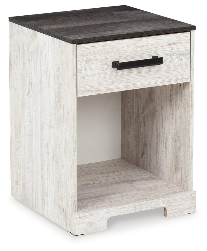Ashley Furniture - SHAWBURN 1 DRAWER NIGHTSTAND - Light Brown Wood - Nightstands