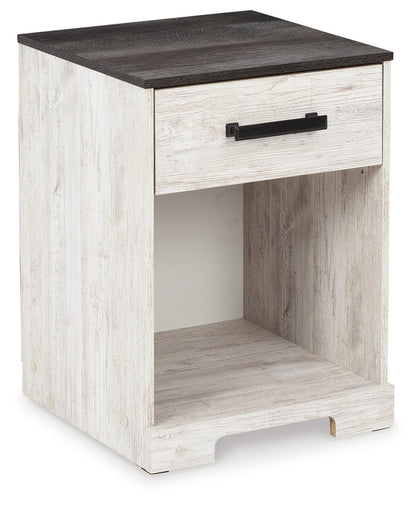 Ashley Furniture - SHAWBURN 1 DRAWER NIGHTSTAND - Light Brown Wood - Nightstands