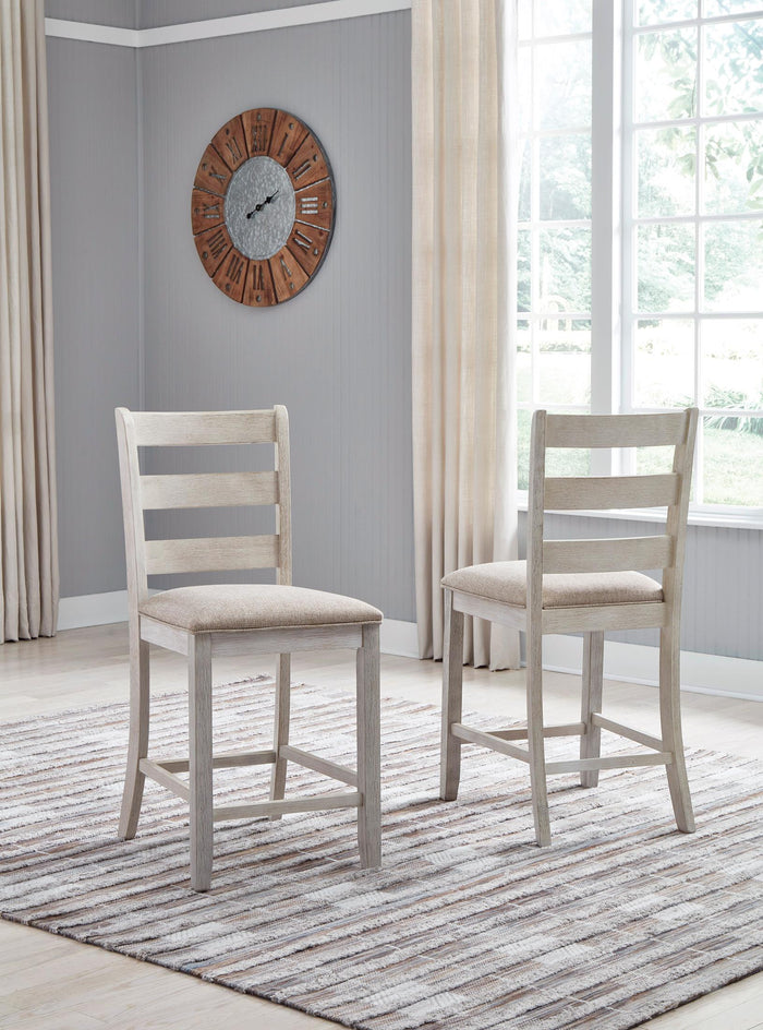 Skempton Counter Height Bar Stool with Back (Set of 2)