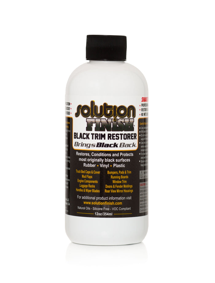 Solution Finish Trim Restorer - Black