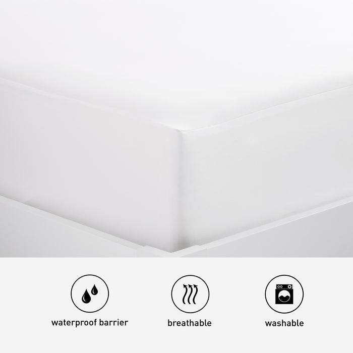 Bedgear - QUEEN MATTRESS SKIN ENCASEMENT - White Fabric - Protectors - Additional View 3