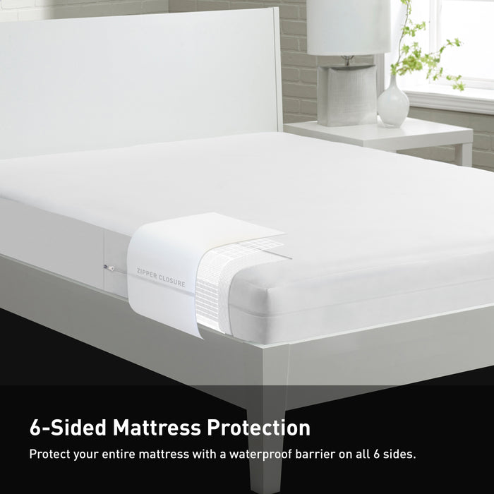 Bedgear - QUEEN MATTRESS SKIN ENCASEMENT - White Fabric - Protectors - Additional View 5