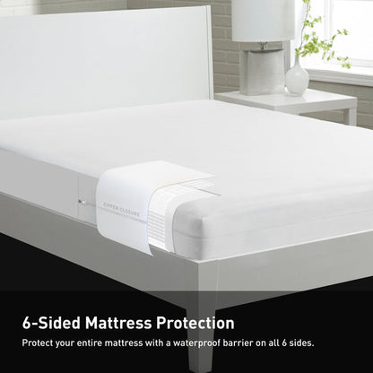 Bedgear - QUEEN MATTRESS SKIN ENCASEMENT - White Fabric - Protectors - Additional View 5