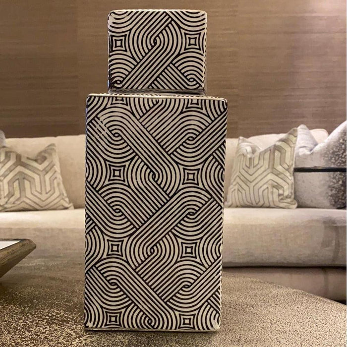 Swirl Cuboid Vase clearance offer Instore only-Renaissance Design Studio