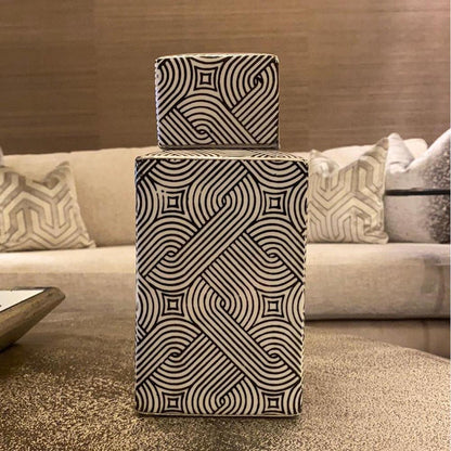 Swirl Cuboid Vase clearance offer Instore only-Renaissance Design Studio