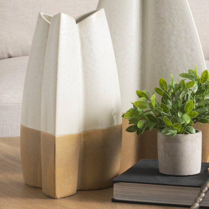 Tania Textured Ceramic Vase