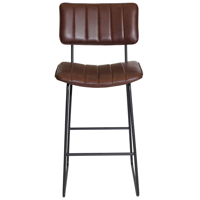 Steve Silver Furniture - Tribeca 30" Bar Chair - Dark Brown Wood - Stools