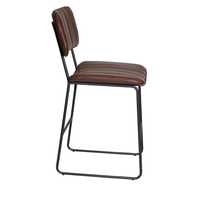 Steve Silver Furniture - Tribeca 24" Counter Chair - Dark Brown Wood - Stools - Additional View 5