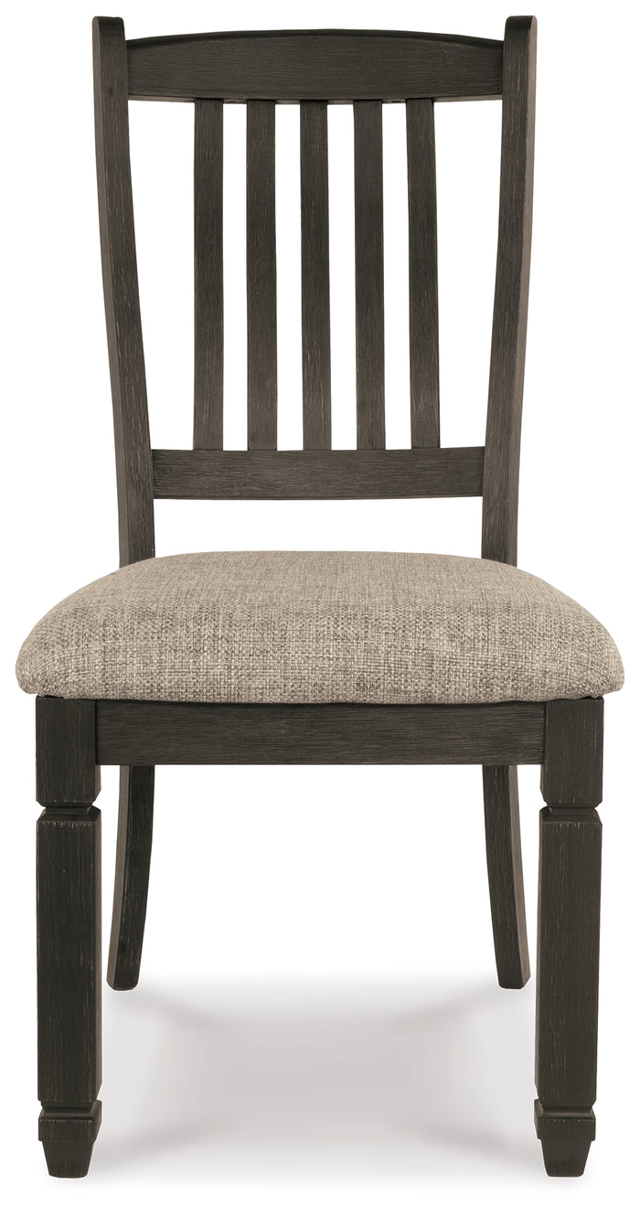 Ashley Furniture - Tyler Creek Upholstered Side Chair - Beige Fabric|Wood - Chairs - Additional View 3