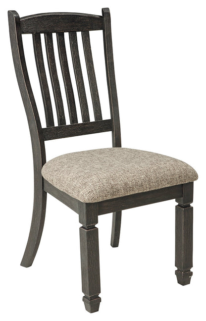 Ashley Furniture - Tyler Creek Upholstered Side Chair - Beige Fabric|Wood - Chairs - Additional View 2